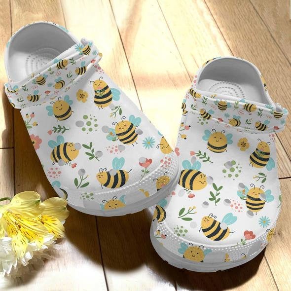 Bee Best Friend Gift Crocs Clog Shoes