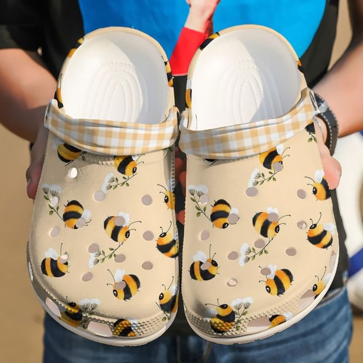 Bee Cute Crocs Clog Shoes