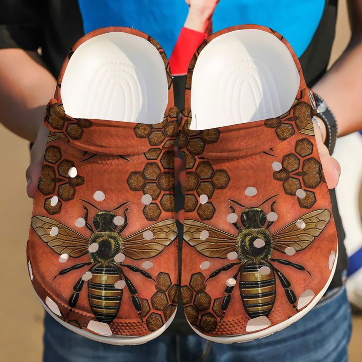 Bee Diligent Crocs Clog Shoes
