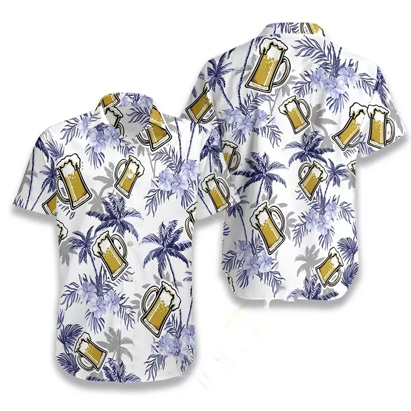 Beer Coconut Tree V2 Hawaiian shirts