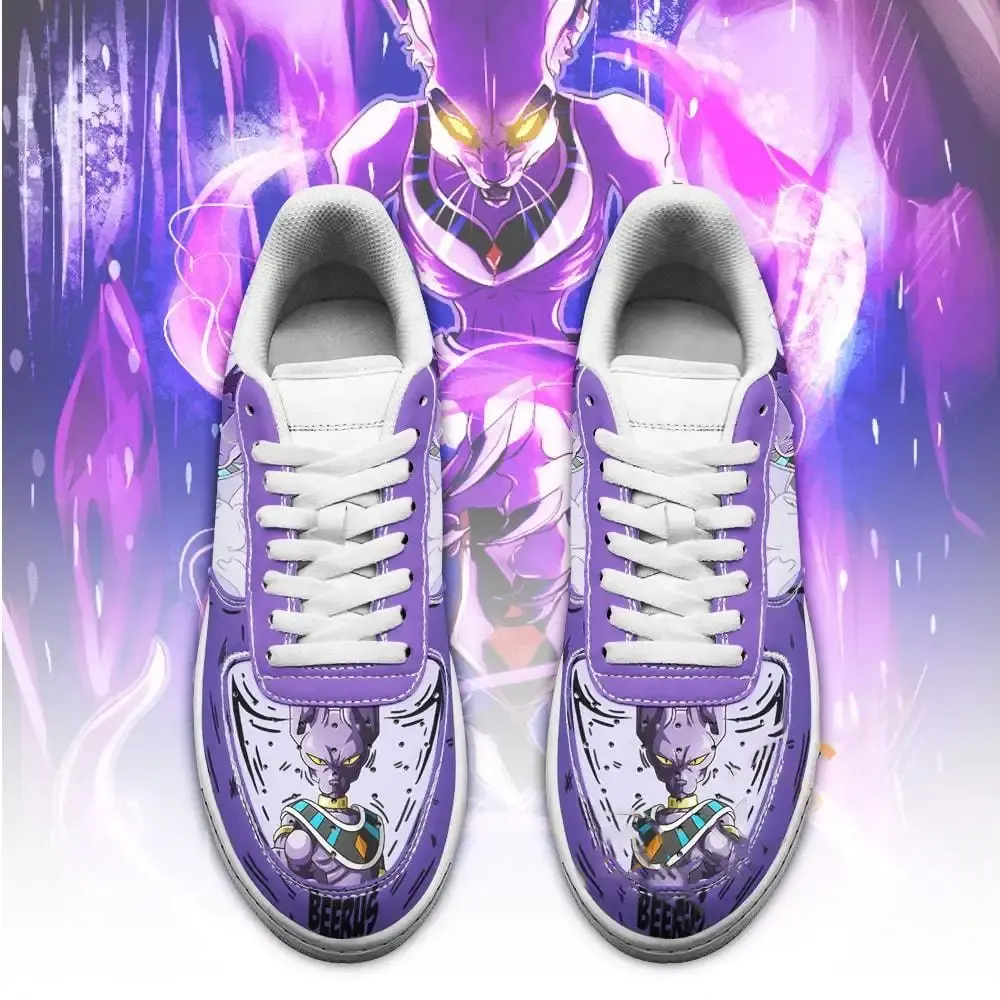 Beerus Custom Dragon Ball Anime Fan Gift Amazon Nike Air Force Shoes