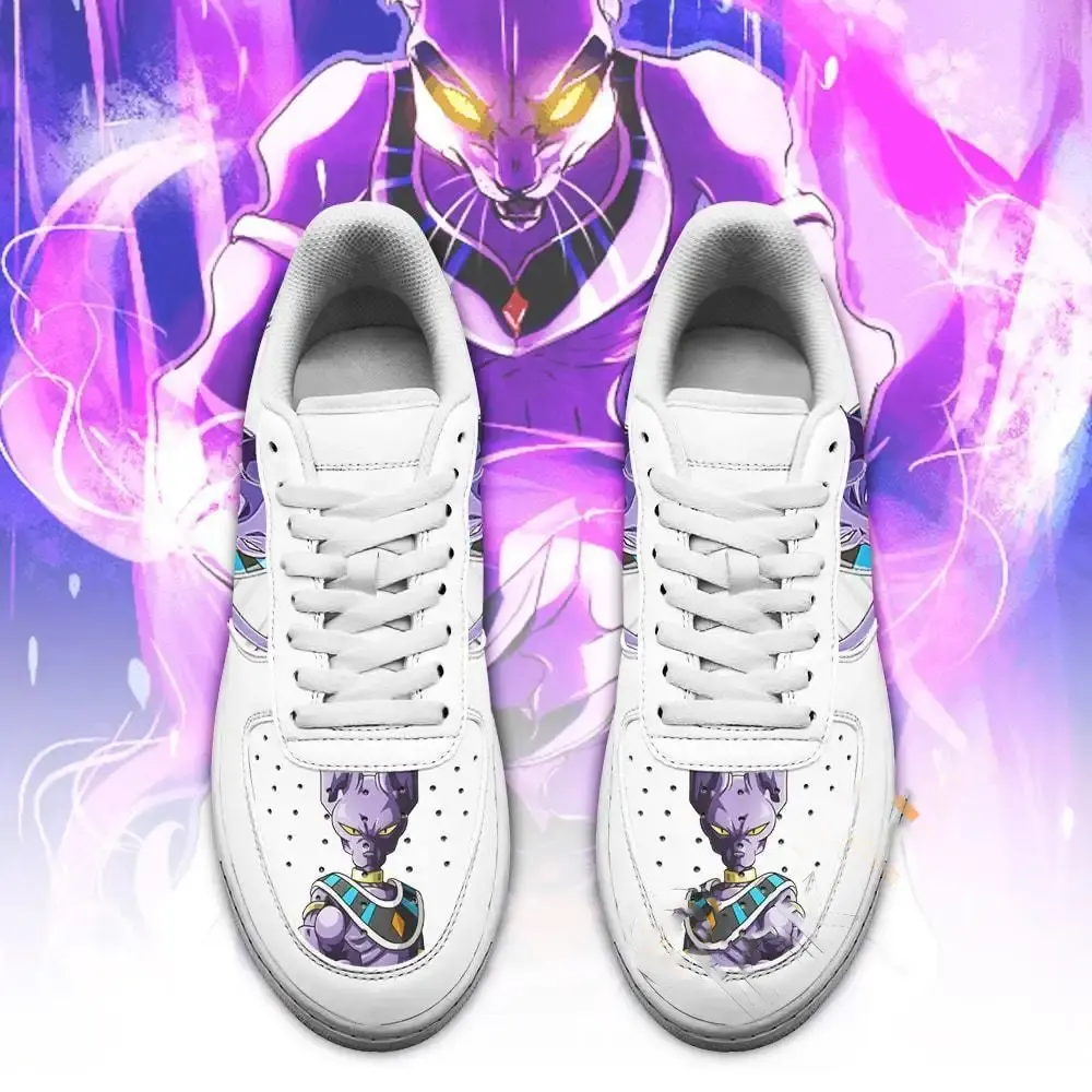 Beerus Custom Dragon Ball Z Anime Amazon Nike Air Force Shoes