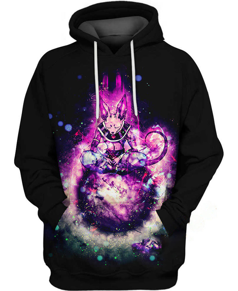 Beerus Energy Ball Hoodie 3D