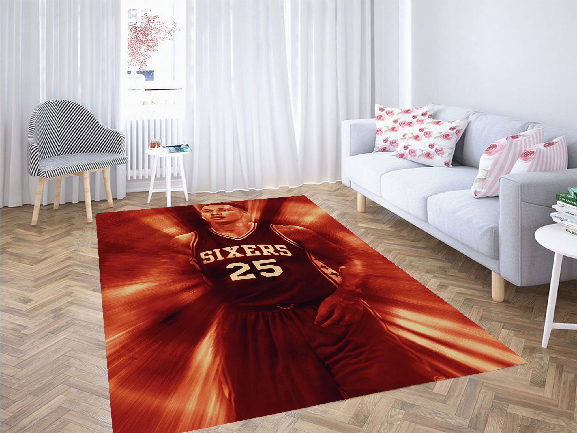Ben Simmons Sixers Nba Carpet Rug