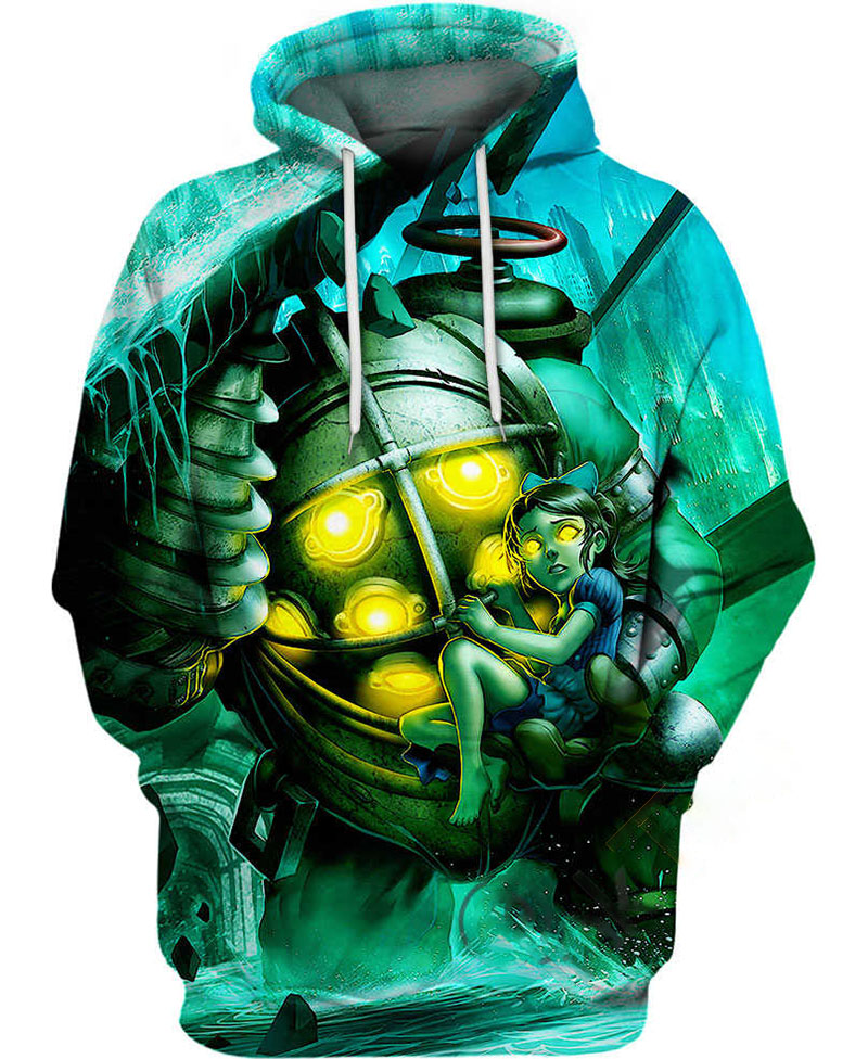 Big Daddy And Little Sister Hoodie 3D