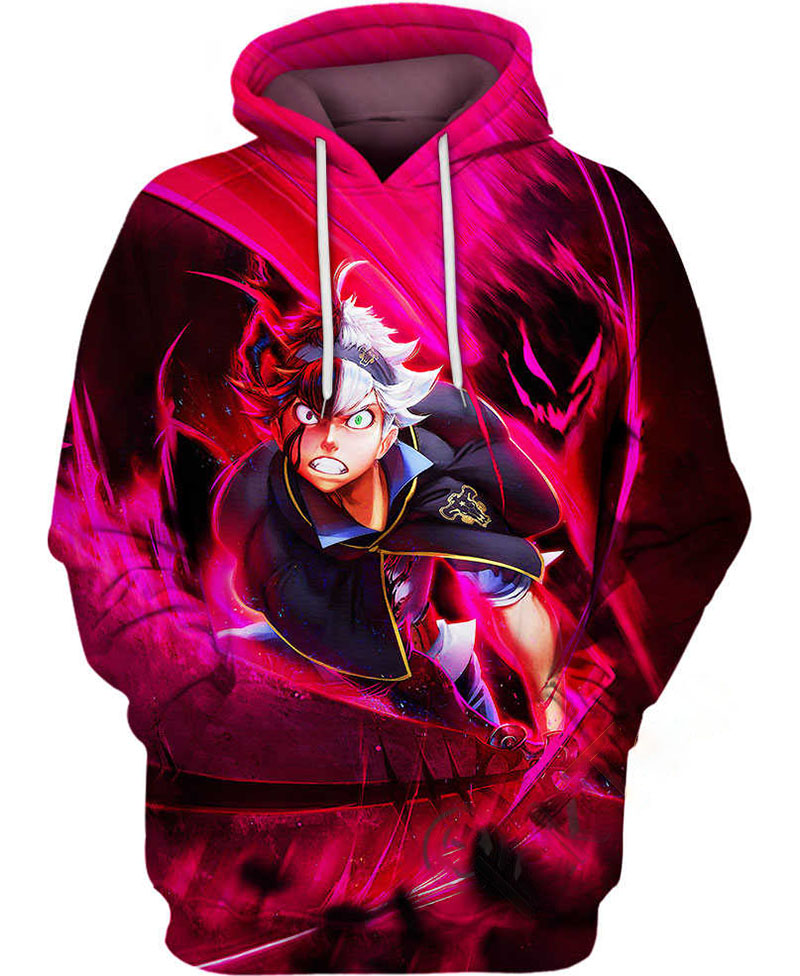 Black Asta Hoodie 3D