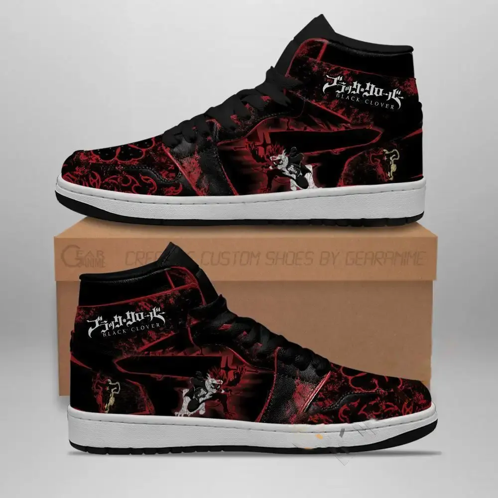 Black Asta Sword Black Clover Anime Amazon Air Jordan Shoes