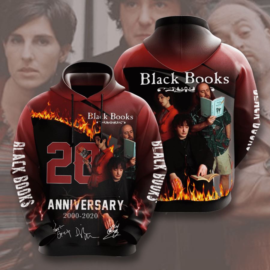 Black Books Custom Hoodie 3D