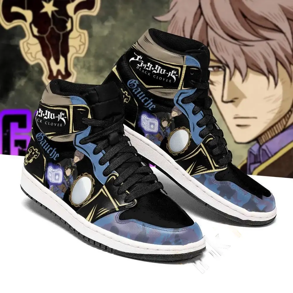 Black Bull Gauche Black Clover Anime Shoes Amazon Air Jordan Shoes