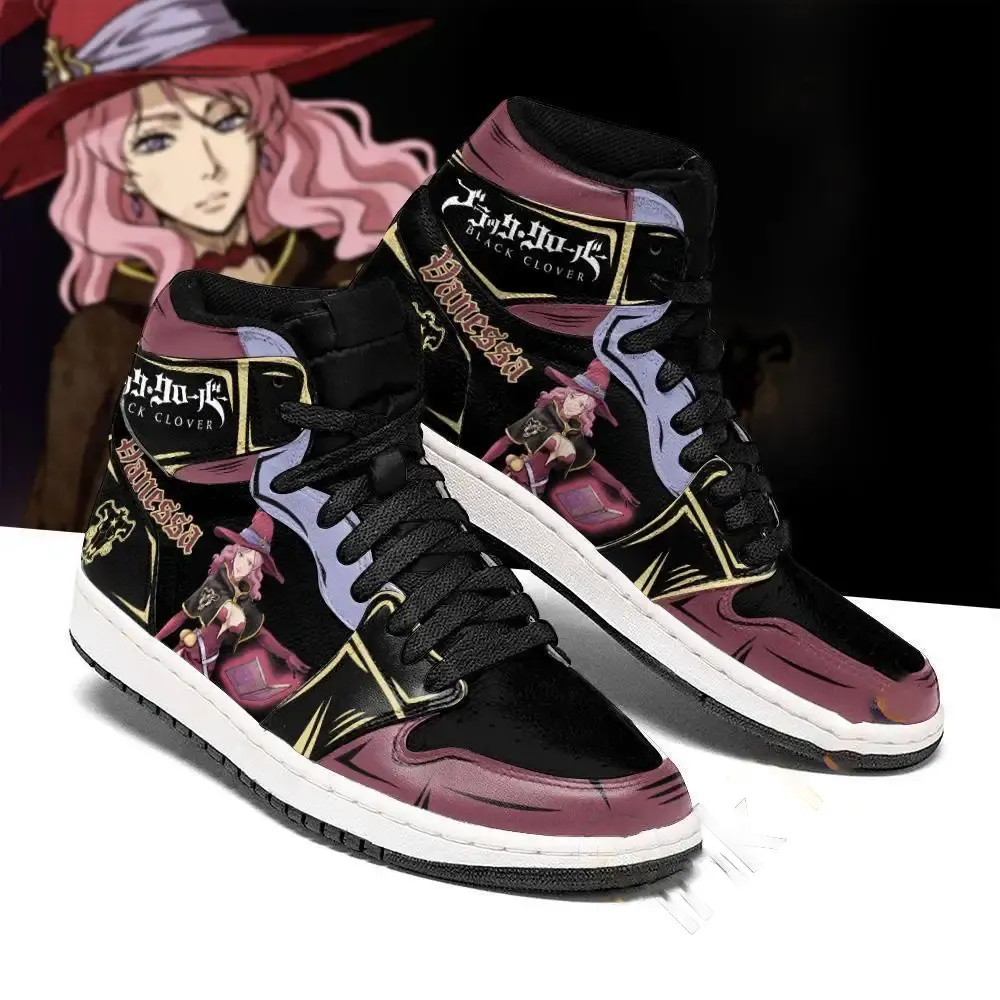 Black Bull Vanessa Black Clover Anime Shoes Amazon Air Jordan Shoes