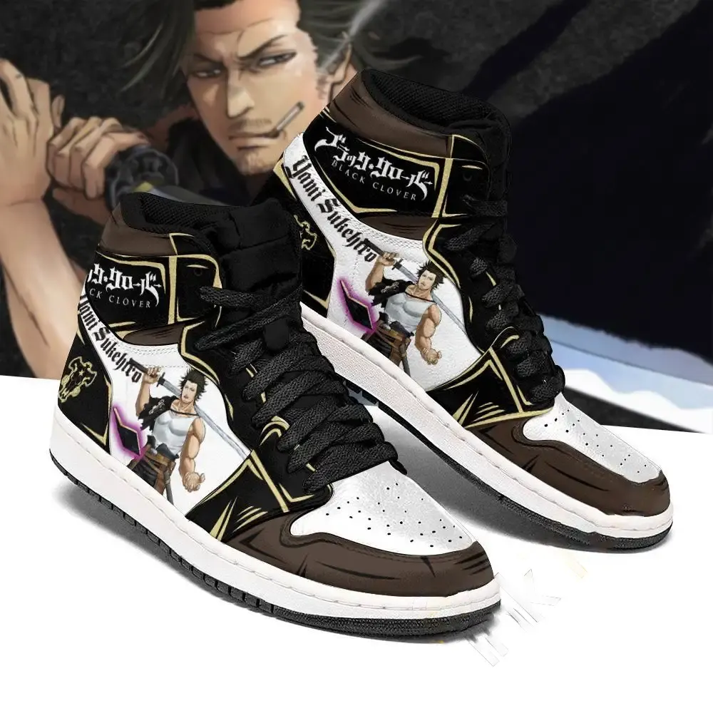 Black Bull Yami Grimore Black Clover Anime Shoes Amazon Air Jordan Shoes