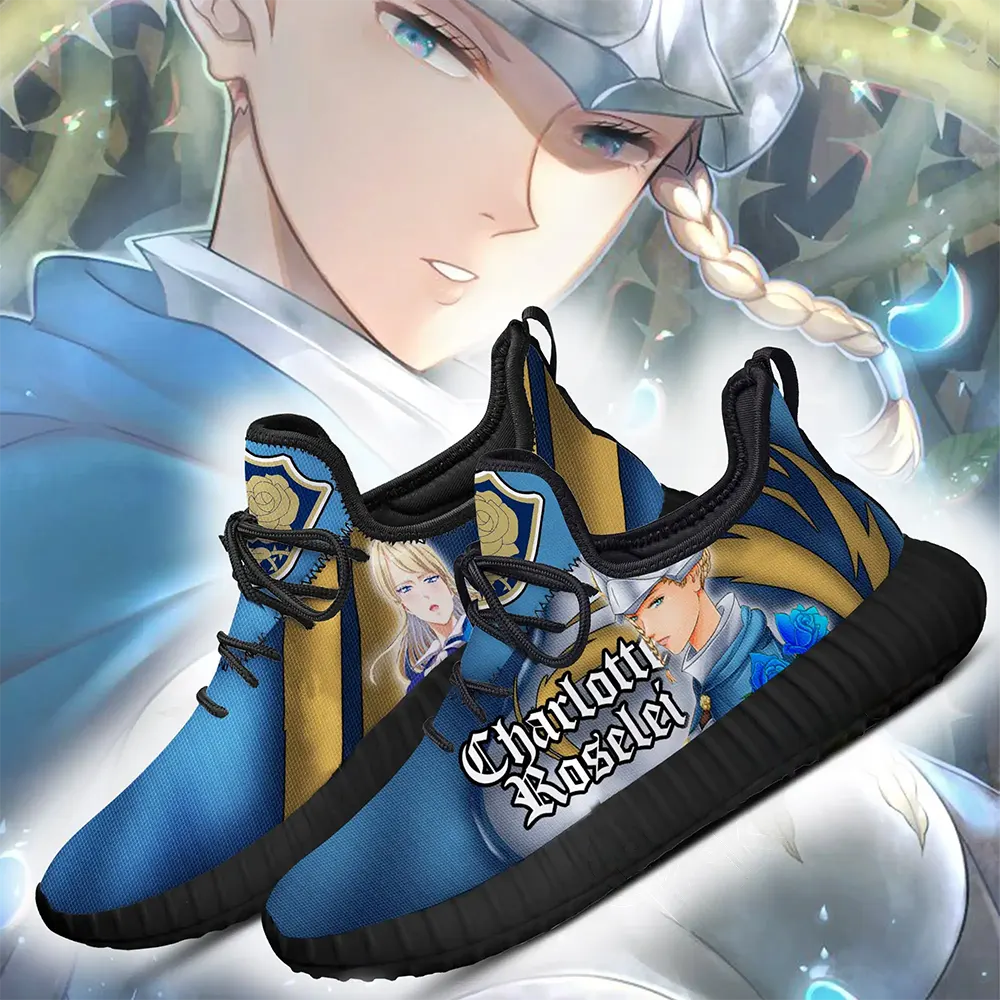 Black Clover Charlotte Blue Rose Knight Anime Amazon Reze Shoes