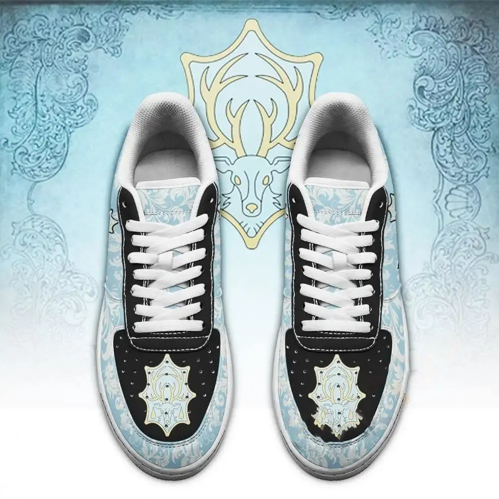 Black Clover Magic Knights Squad Azure Deer Anime Amazon Nike Air Force Shoes