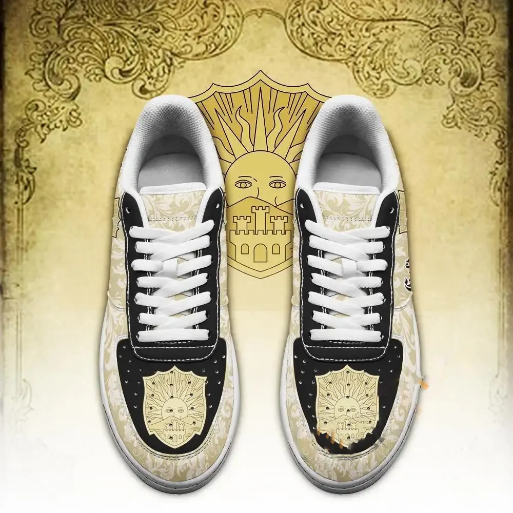 Black Clover Magic Knights Squad Golden Dawn Anime Amazon Nike Air Force Shoes