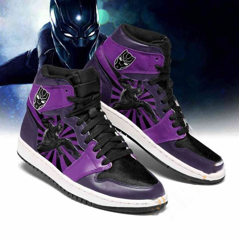 Black Panther Marvel Custom Air Jordan Shoes