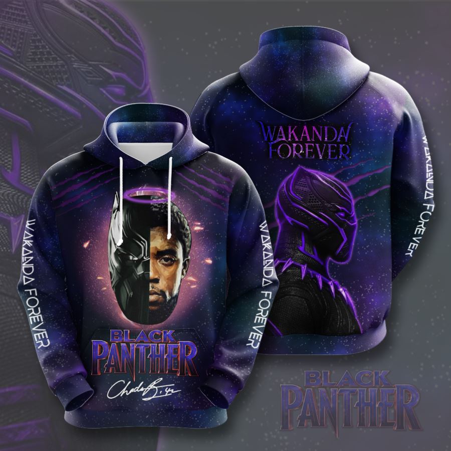 Black Panther Custom Hoodie 3D