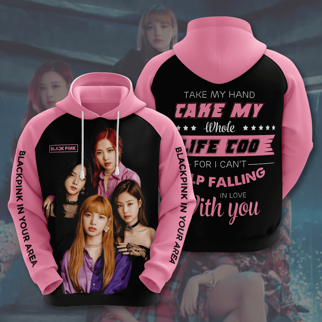 Black Pink Custom Hoodie 3D