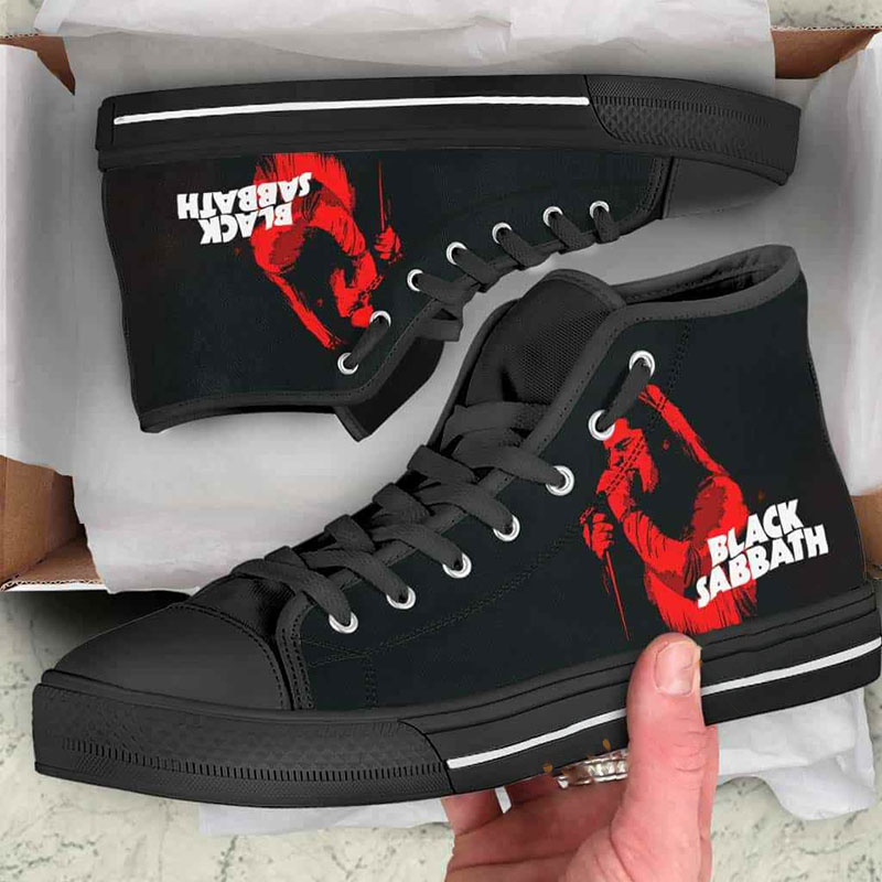 Black Sabbath High Top Shoes