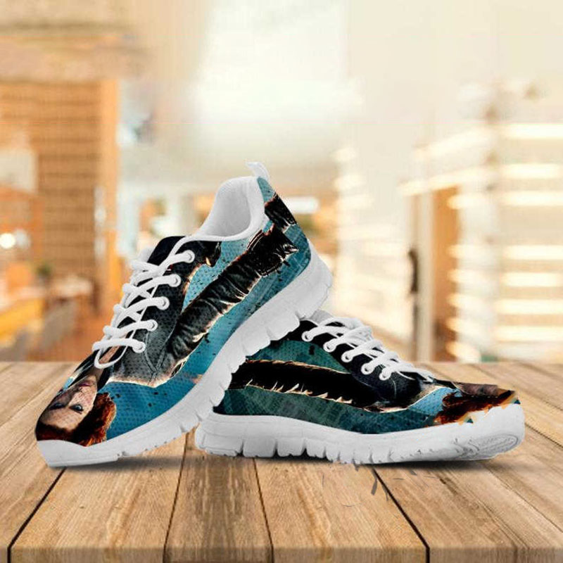 Black Widow Custom Painted Marvel Studio Superhero Movie Running Nike Roshe Shoes