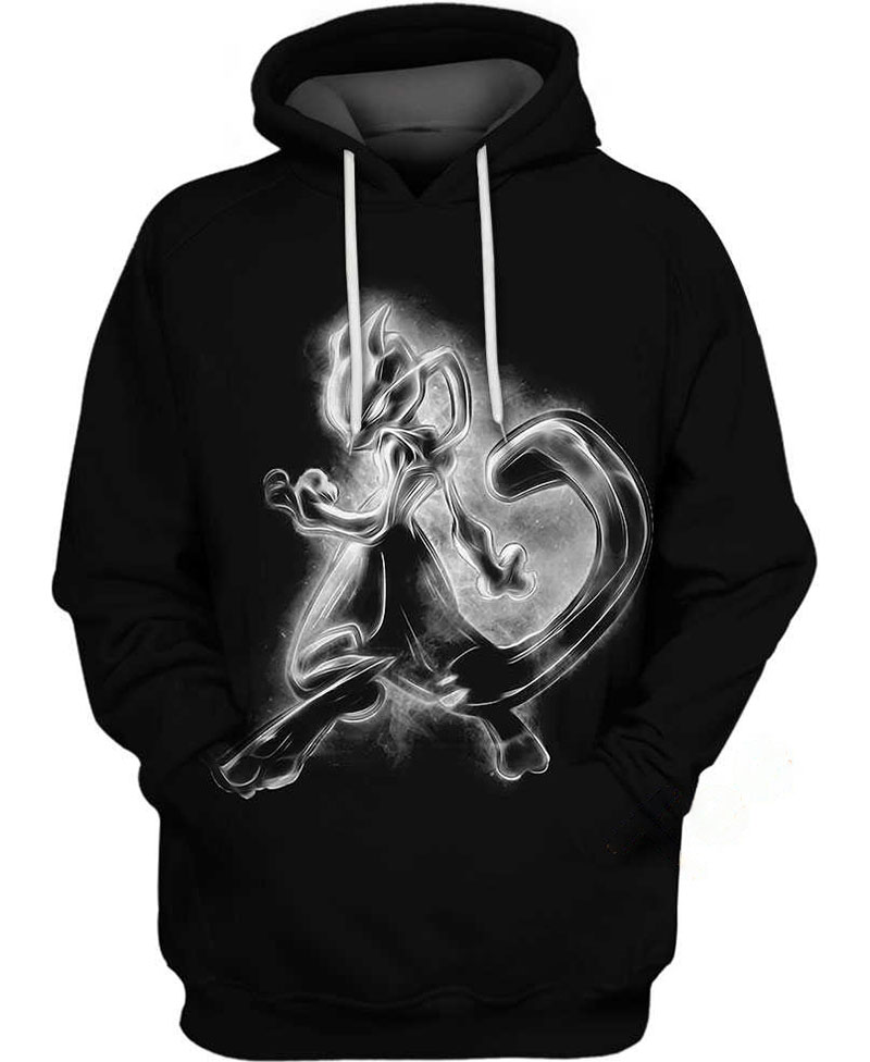 Blazing Mewtwo Hoodie 3D