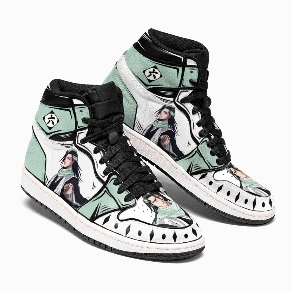 Bleach Byakuya Kuchiki Custom Anime Air Jordan Shoes