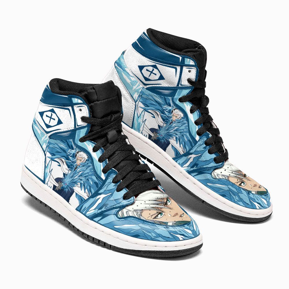 Bleach Hitsugaya Bankai Custom Anime Air Jordan Shoes