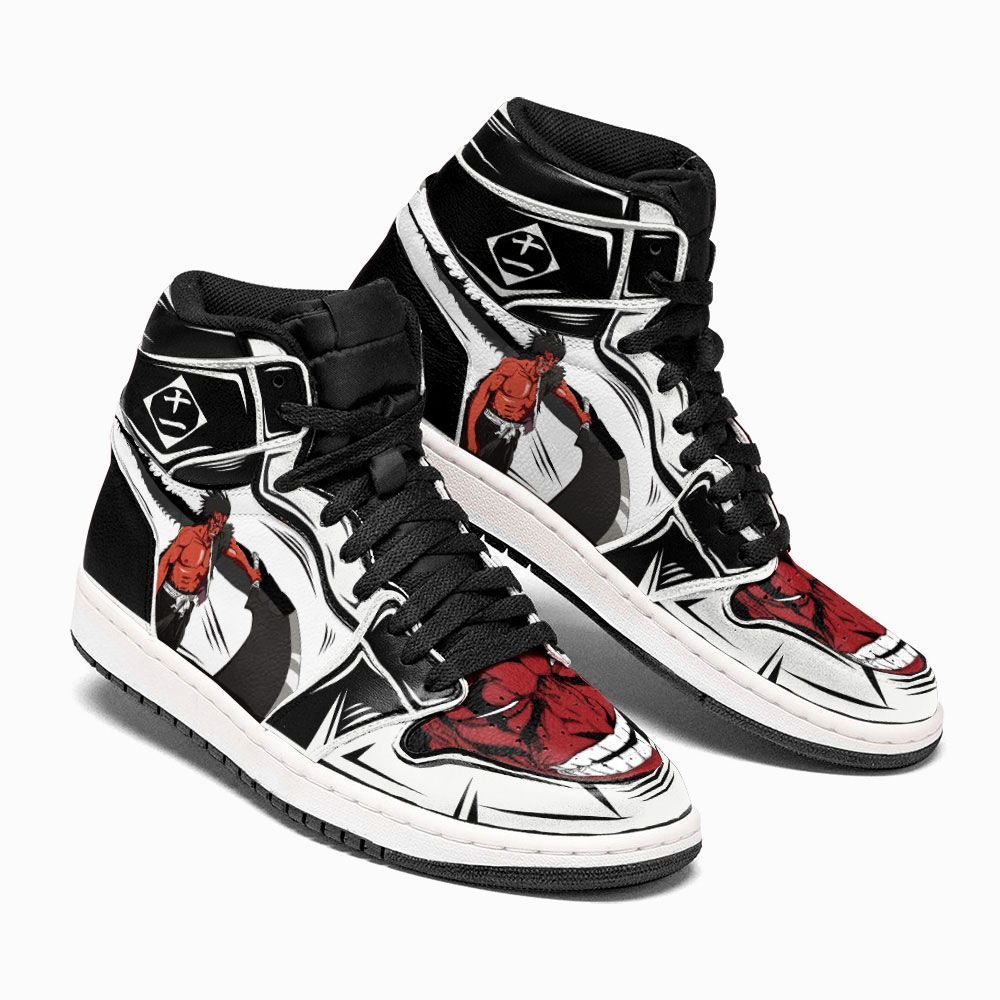 Bleach Kenpachi Bankai Custom Anime Air Jordan Shoes