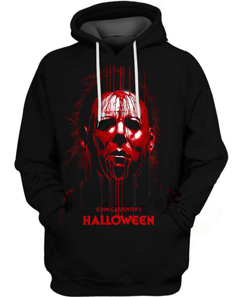 Blood Tears Mask Hoodie 3D