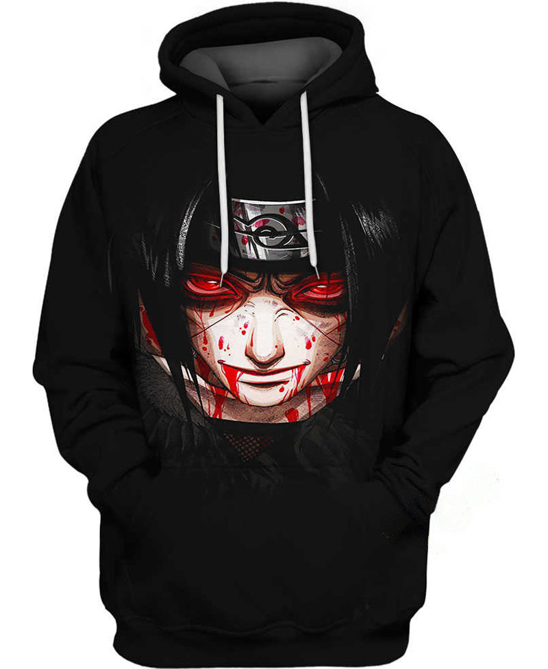 Blood Uchiha Itachi Hoodie 3D