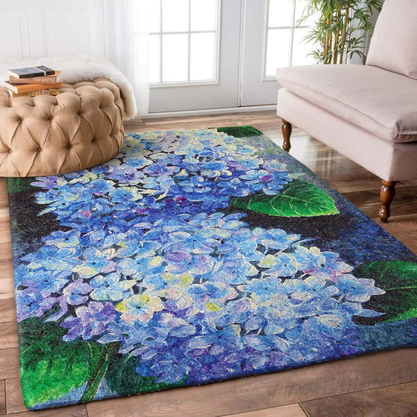 Blue Hydrangea Limited Edition Rug