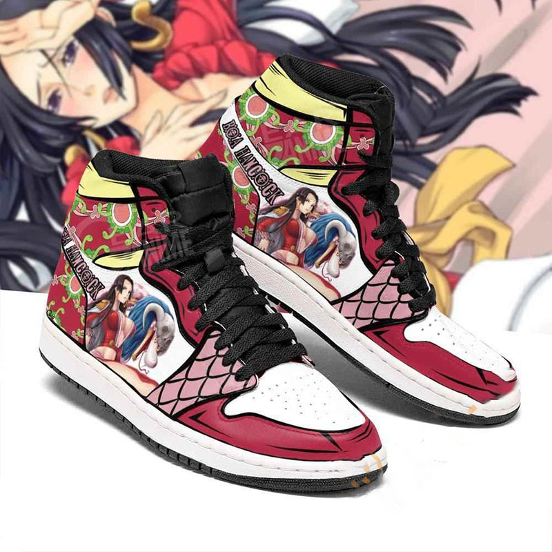 Boa Hancock One Piece Sneakers Anime Air Jordan Shoes