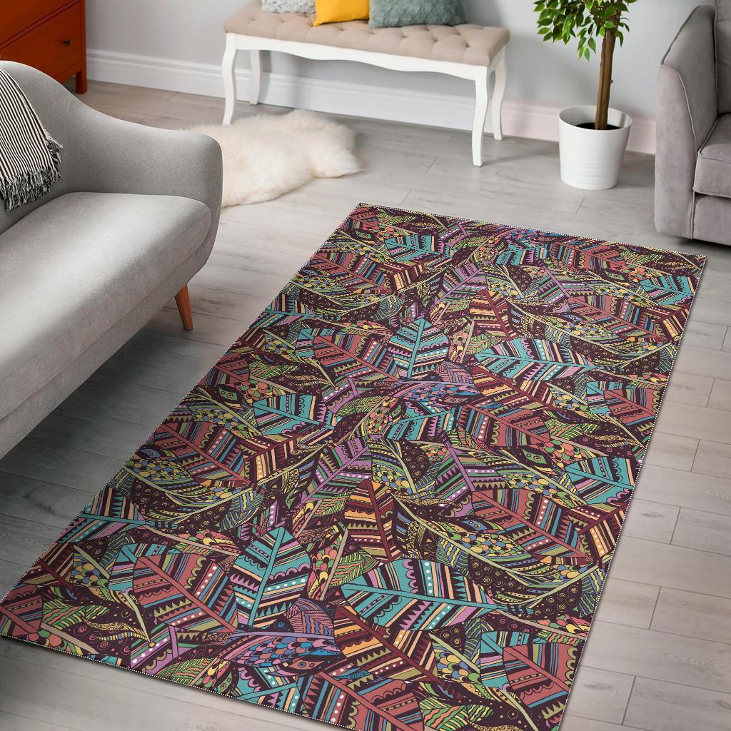Bohemian Boho Pattern Print Area Limited Edition Rug