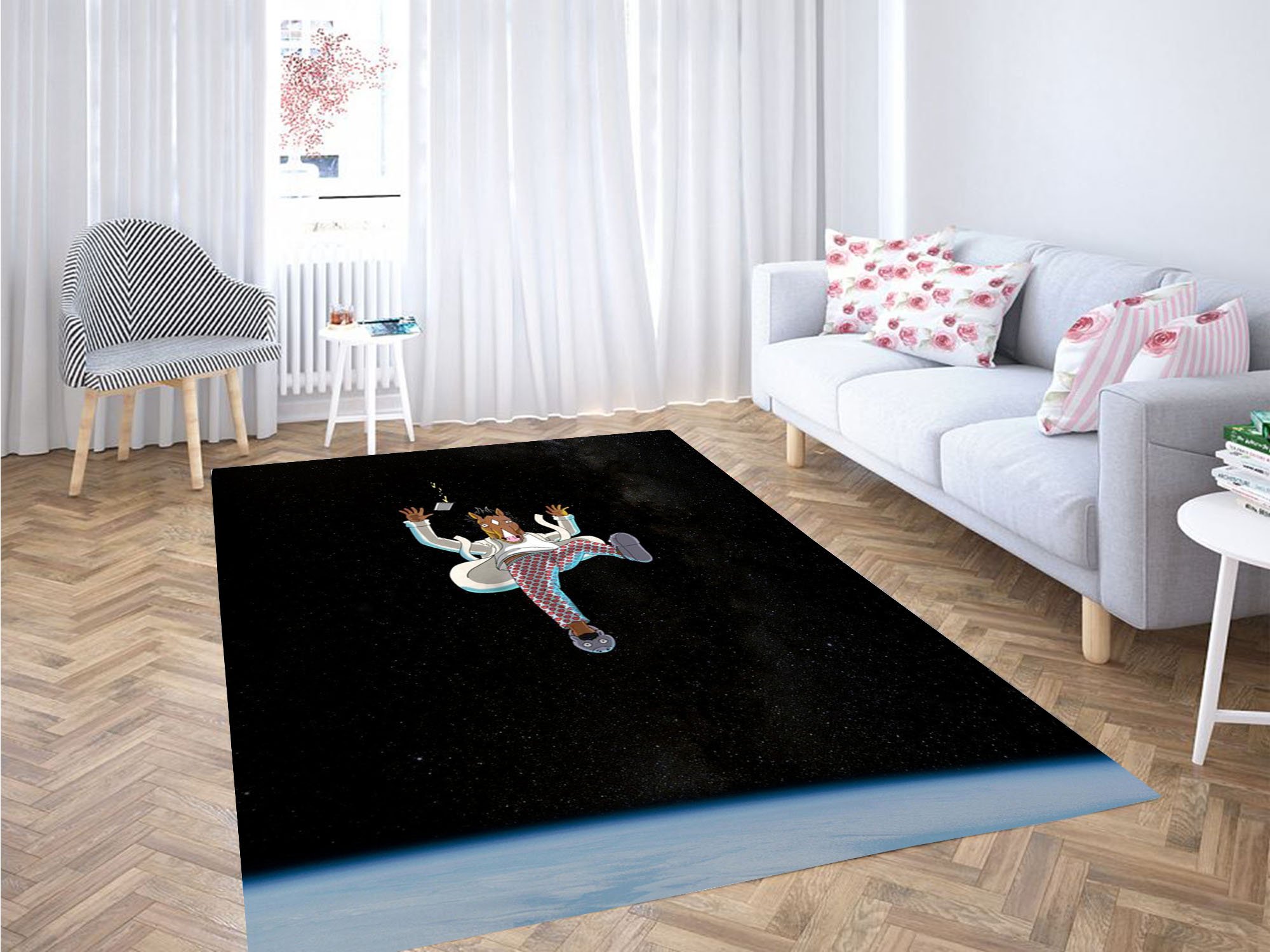 Bojack Horseman Falling Carpet Rug