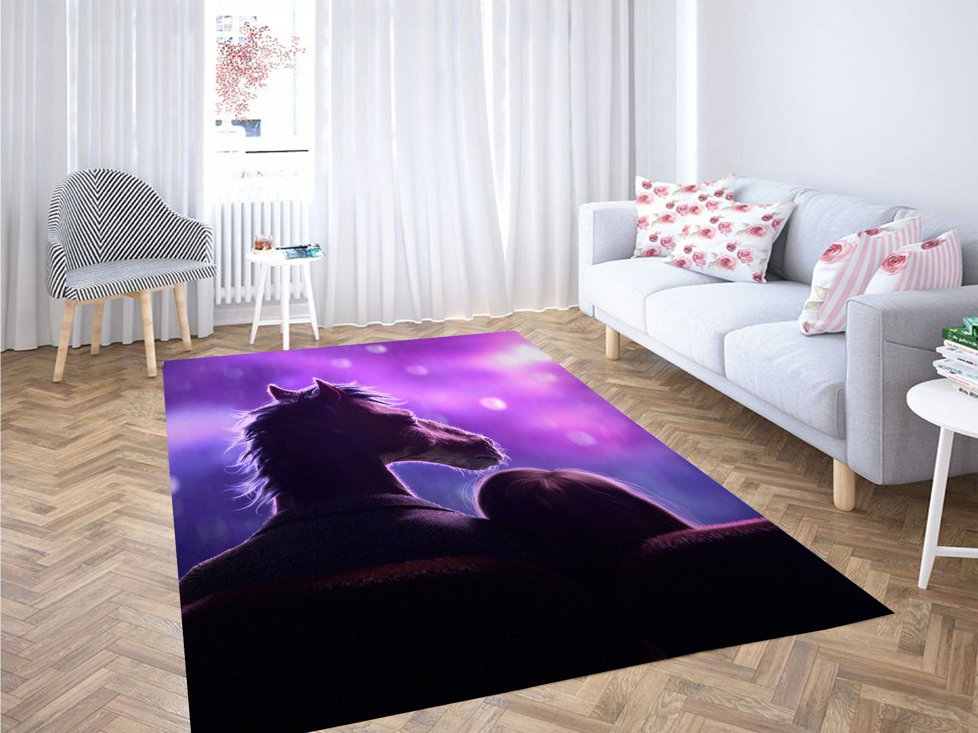 Bojack Horseman Love Carpet Rug