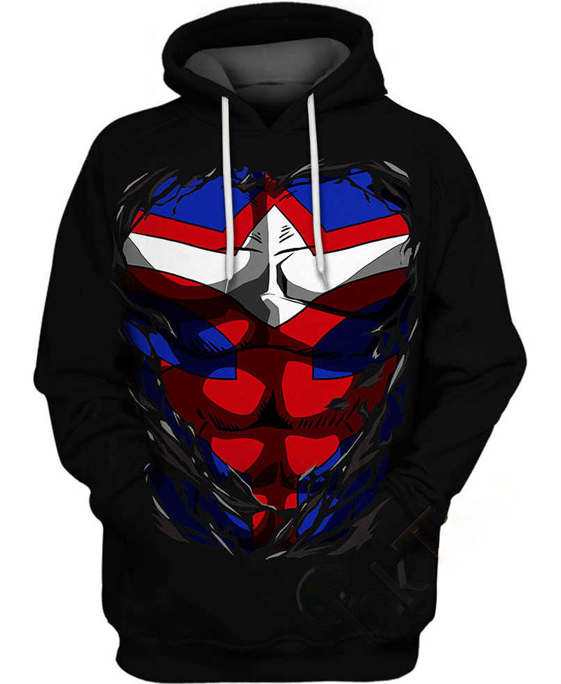 Boku Plus Ultra Hoodie 3D