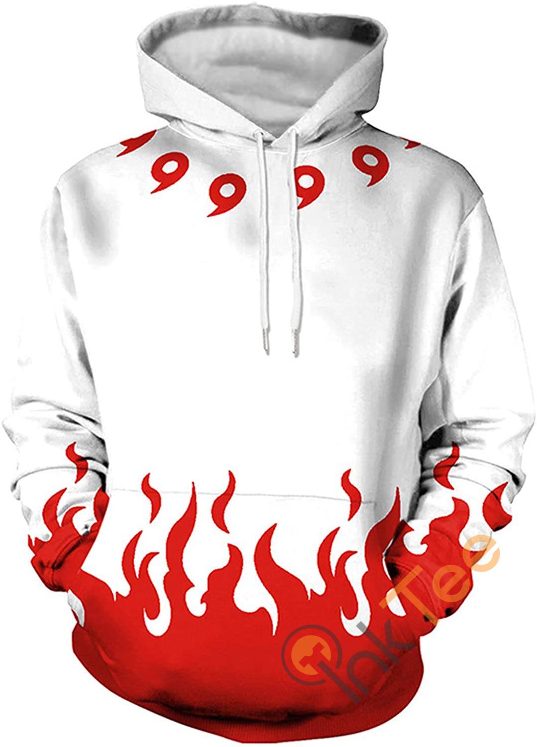 Boruto Naruto Print Pullover With Front Pocket Hoodie 3D