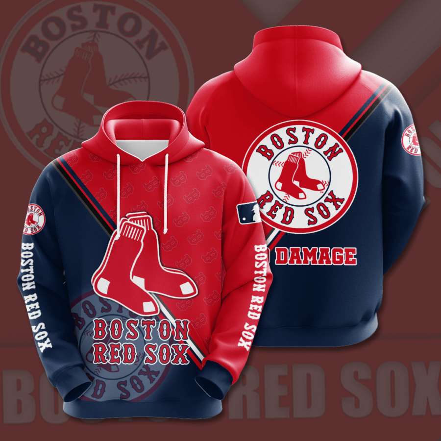 Boston Red Sox Custom Hoodie 3D