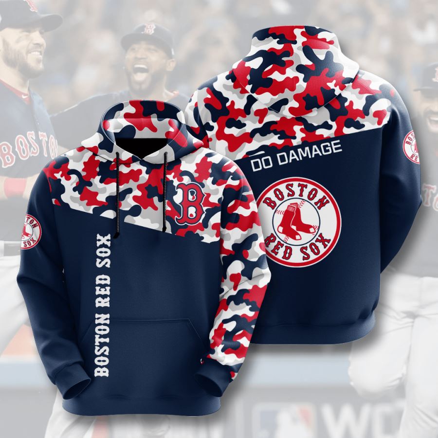Boston Red Sox Custom Hoodie 3D