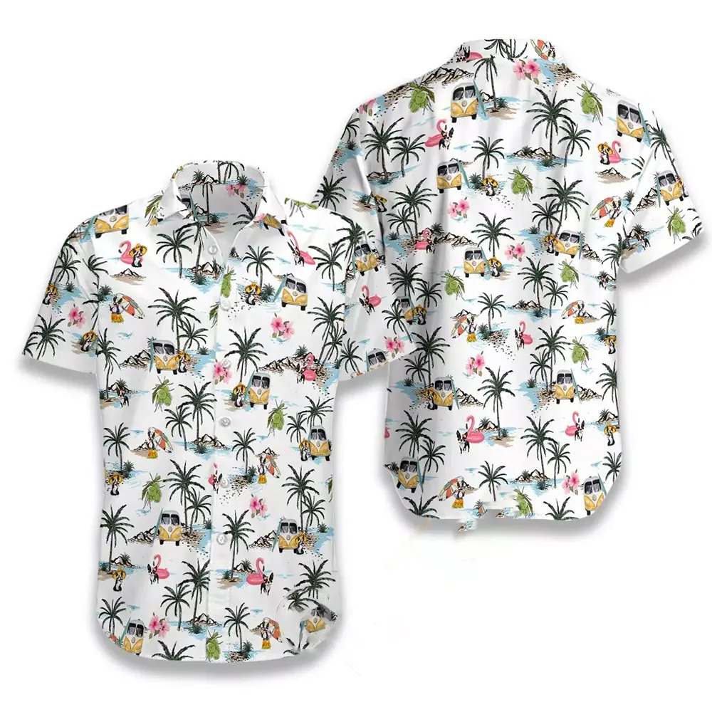 Boston Terrier Hawaii Hawaiian shirts