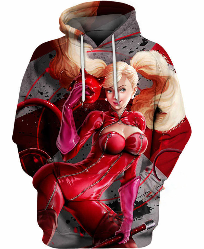 Box Girl Hoodie 3D