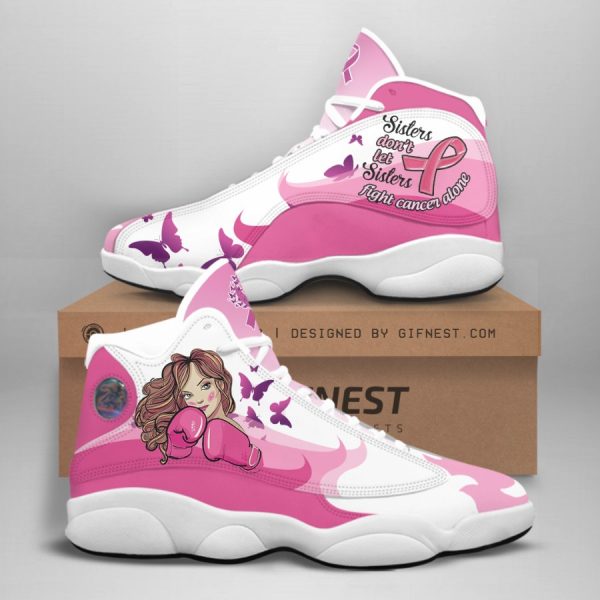 Breast Cancer Awareness Custom Air Jordan Shoes