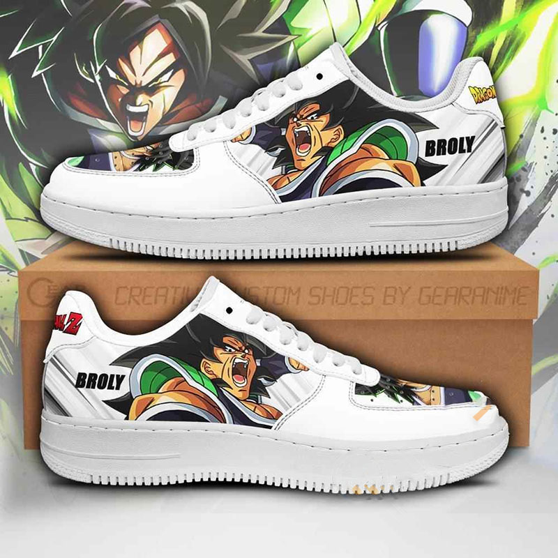Broly Custom Dragon Ball Z Anime Nike Air Force Shoes