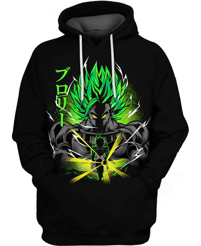 Broly Legendary Villain Hoodie 3D