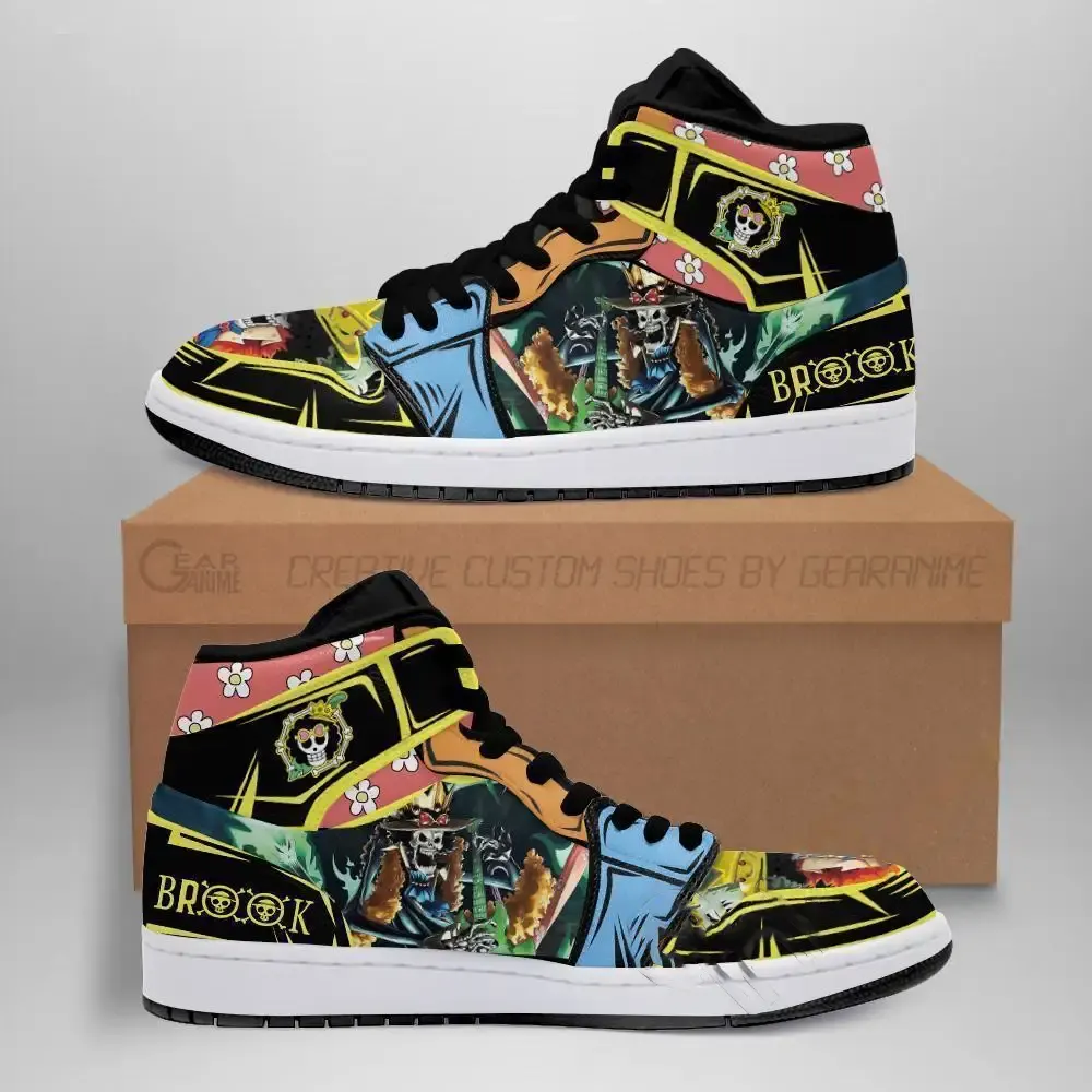 Brook Straw Hat Priates One Piece Anime Amazon Air Jordan Shoes