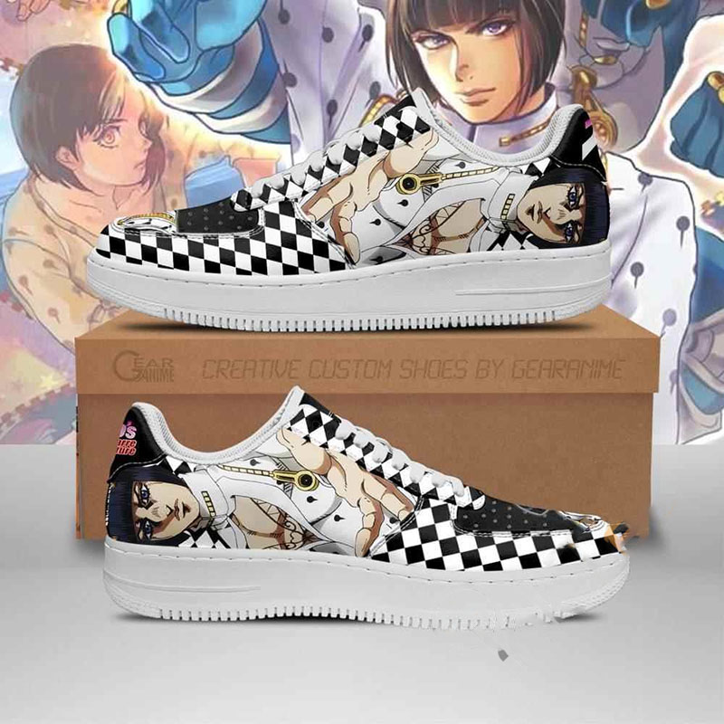 Bruno Bucciarati Jojo Anime Nike Air Force Shoes