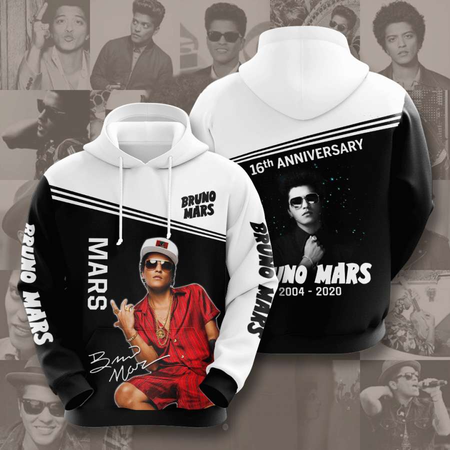 Bruno Mars Custom Hoodie 3D