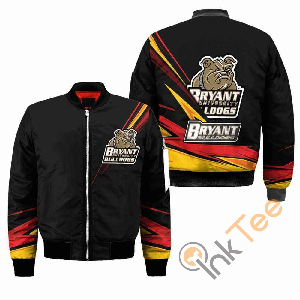 Bryant Bulldogs NCAA Black Apparel Best Christmas Gift For Fans Bomber Jacket
