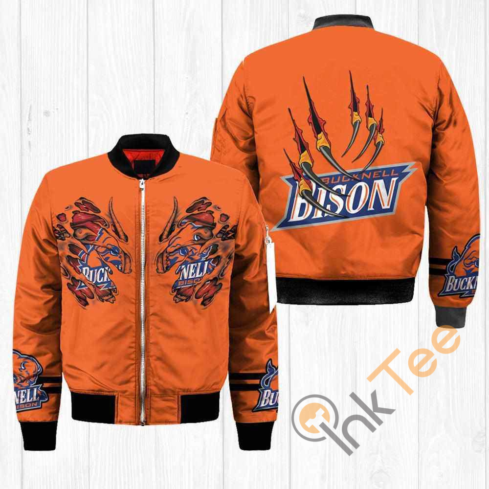 Bucknell Bison NCAA Claws Apparel Best Christmas Gift For Fans Bomber Jacket