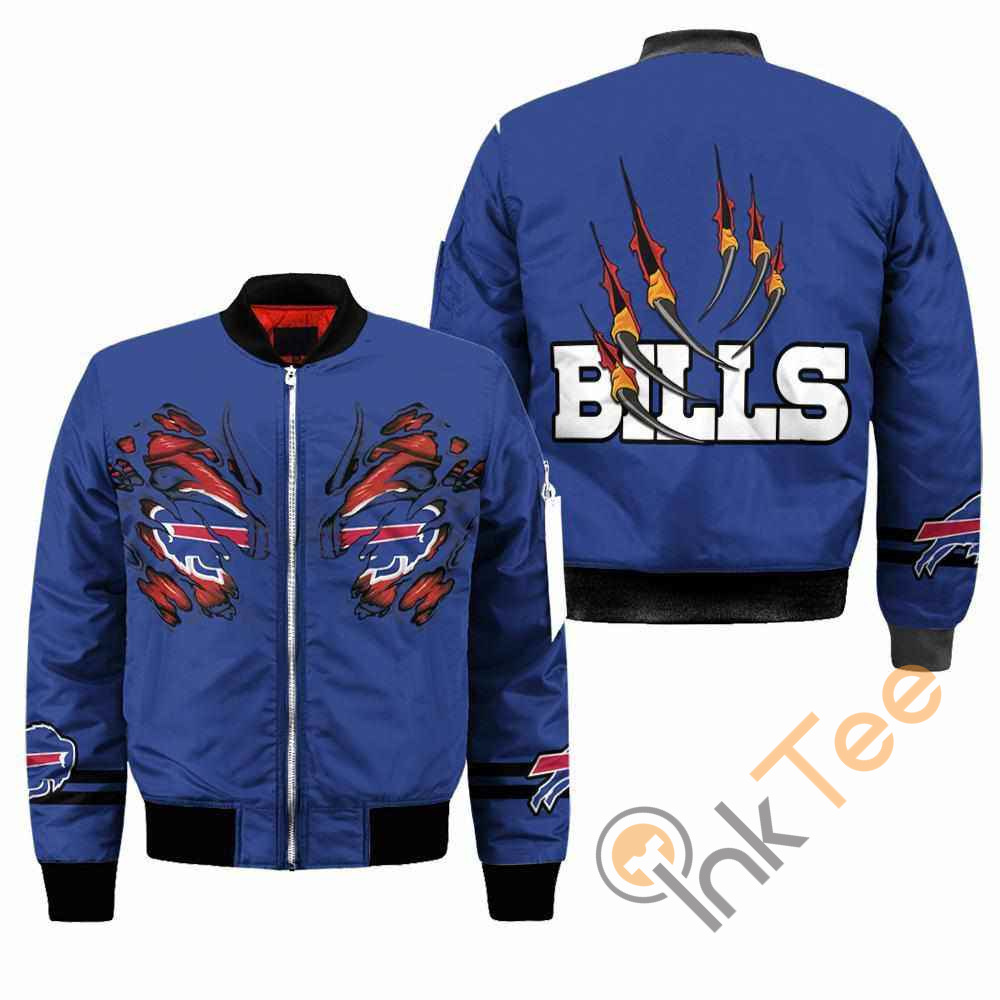 Buffalo Bills NFL Claws Apparel Best Christmas Gift For Fans Bomber Jacket