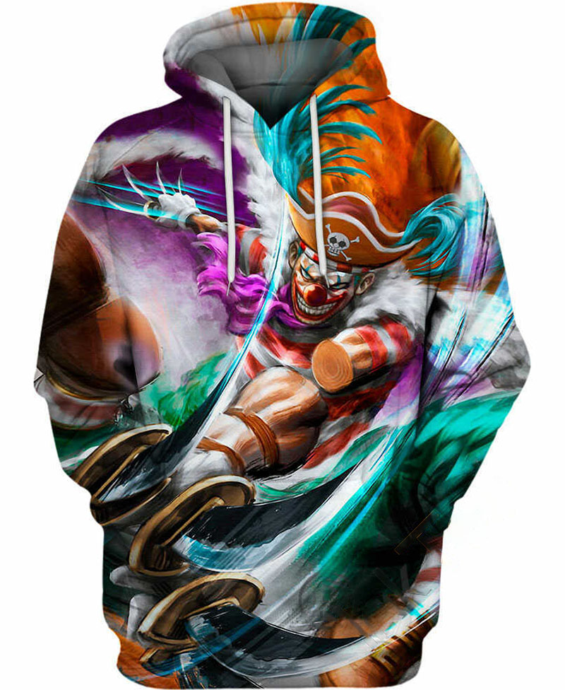 Buggy The Star Clown Hoodie 3D